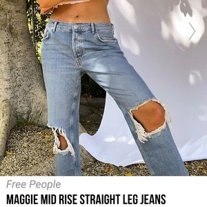 FREE PEOPLE "Maggie" jean